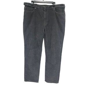 Lands End Mens Traditional Fit Corduroy Pant Gray Size 40 x 31 Elastic Extenders